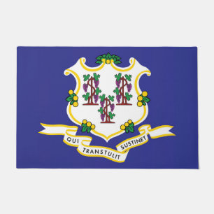Tapete Bandeira do Estado de Connecticut, EUA
