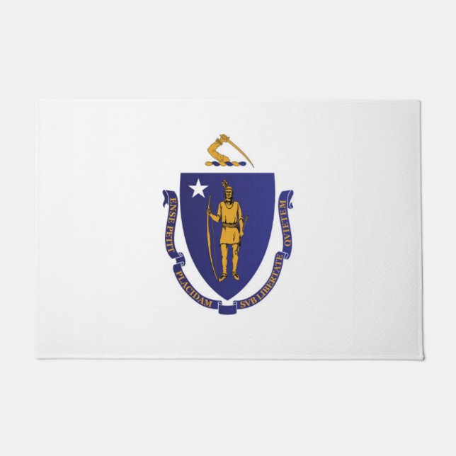 Tapete Bandeira do Estado de Massachusetts, EUA (Frente)