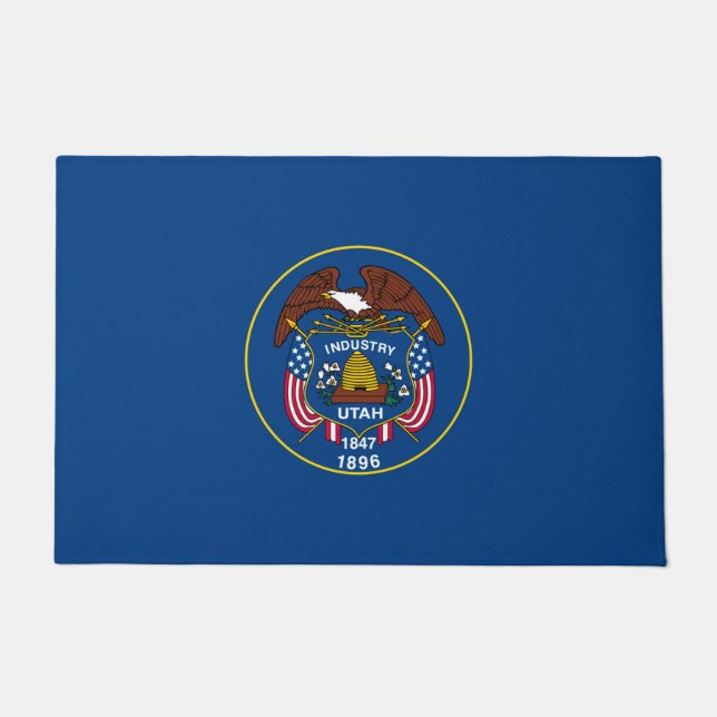 Tapete Bandeira do Estado de Utah Design (Frente)