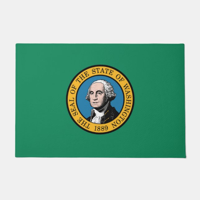 Tapete Bandeira do Estado de Washington, EUA (Frente)