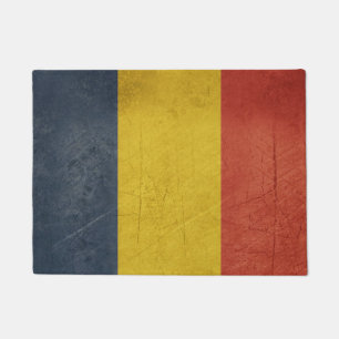 Tapete Bandeira do estado soberano do Grunge de Romania
