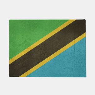 Tapete Bandeira do estado soberano do Grunge de Tanzânia