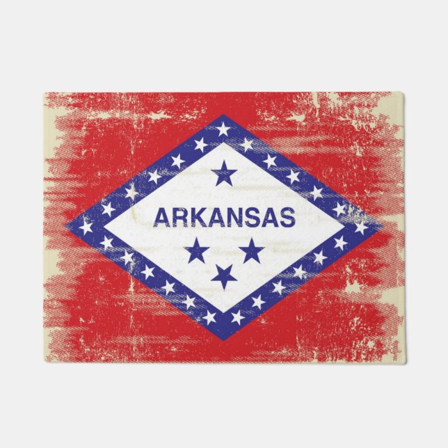 Tapete Bandeira do grunge de Arkansas (Frente)