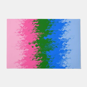 Tapete Bandeira do Orgulho Abstrato Omnirromântico Trippy