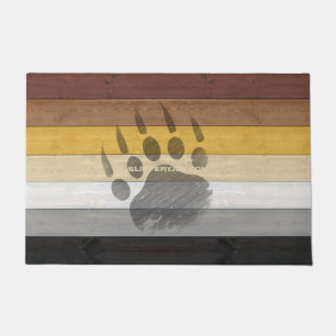 Tapete bandeira do orgulho do urso SlipperyJoe's textura 