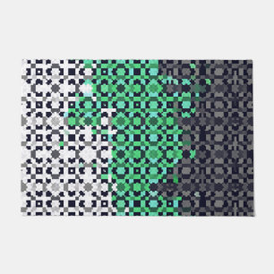 Tapete Bandeira do Orgulho Neutrois Abstrata Pixelada Tri