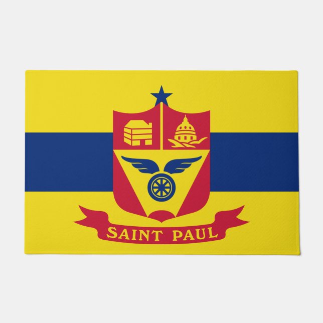 Tapete Bandeira do Santo Paul (Minnesota) (Frente)
