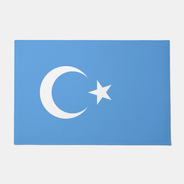 Tapete Bandeira do Uigur do Turquestão Oriental (Uyghuris (Frente)