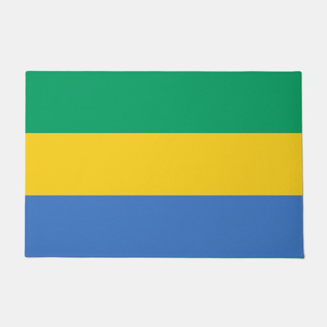 Tapete Bandeira Gabonesa (Gabão) (Frente)