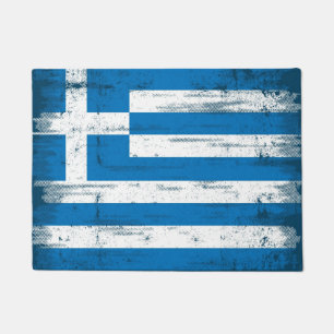 Tapete Bandeira grega do grunge