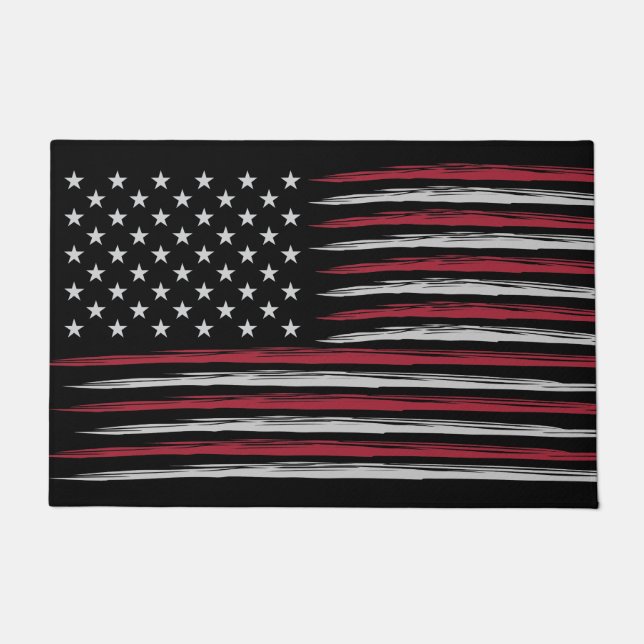 Tapete Bandeira Grunge USA (Frente)