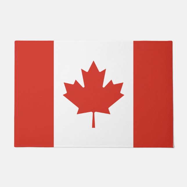 Tapete Bandeira Nacional Canadiana (Maple Leaf Canada Fla (Frente)