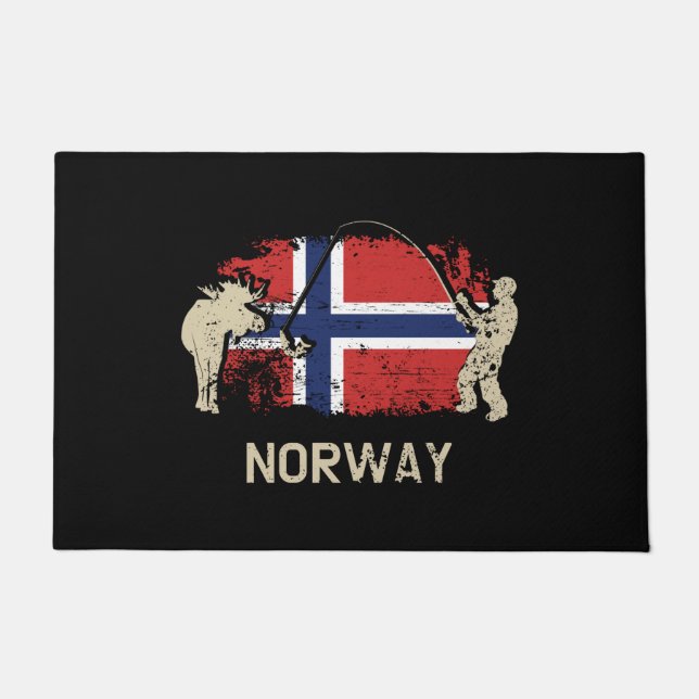 Tapete Bandeira norueguesa, Noruega (Frente)