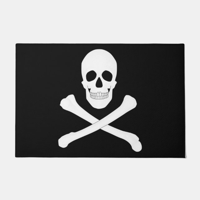 Tapete Bandeira Pirate (Jolly Roger) (Frente)