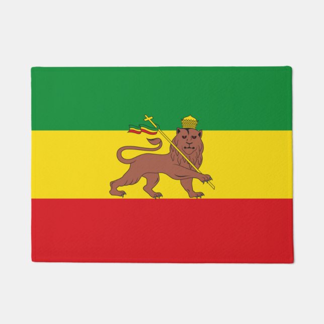 Tapete Bandeira Rastafarian Etiópia (Frente)