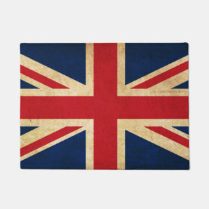 Tapete Bandeira velha Union Jack de Reino Unido do Grunge