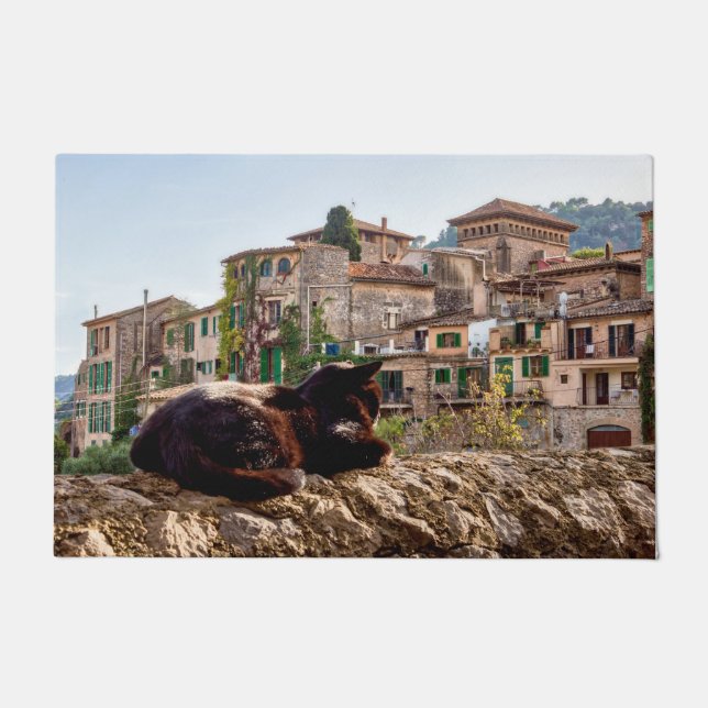 Tapete Banho de sol de gato - Valldemossa, Maiorca (Frente)