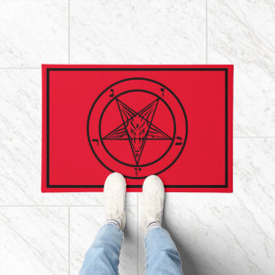 Tapete Baphomet Pentagram Doormat