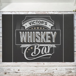 Tapete Bar Whiskey da Etiqueta de Liquidez Deluxe Antigo 