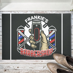 Tapete Barbearia de Compro de Barber Retroativo do NOME P