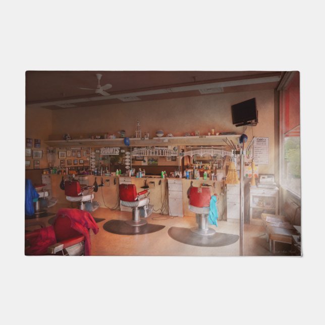 Tapete Barber - Barbearia do Eddie (Frente)