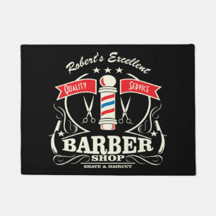 Tapete Barbershop Stylist Barber Entrar Matriz