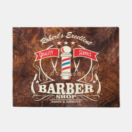 Tapete Barbershop Stylist Barber Modern Entrar na Porta