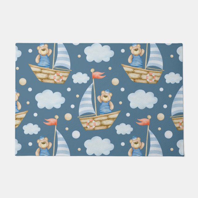 Tapete Barco de Urso Bonito (Frente)