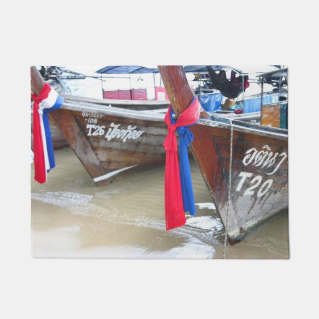 Tapete Barcos nas ilhas da phi da phi da praia |, (Frente)