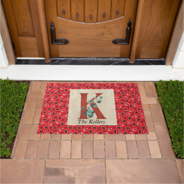 Tapete Barn Wood & Bandana - Letra K Personalizada
