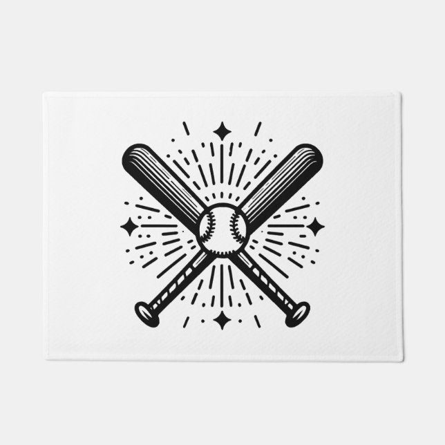 Tapete basebol vintage (Frente)