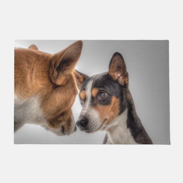 Tapete Basenji e Amigo (Frente)