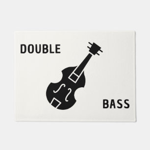 Tapete Bass duplo em preto