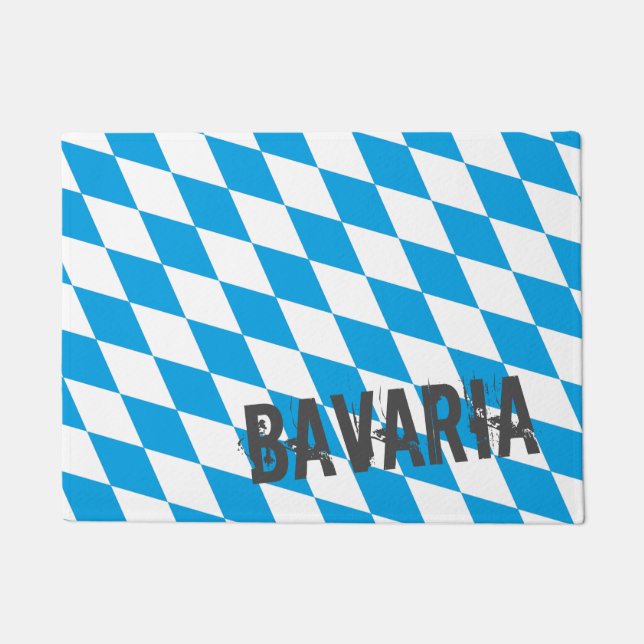 Tapete Bavaria Germany Diamond Flag Design (Frente)