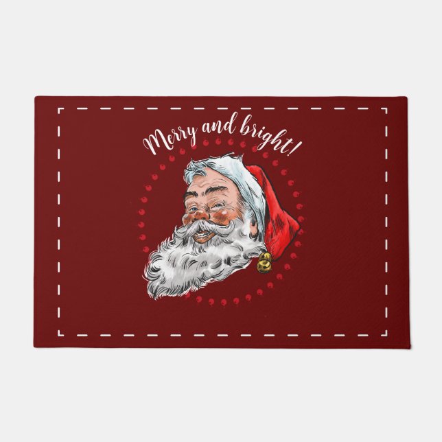 Tapete Beautiful Christmas personalised Santa decorated  (Frente)