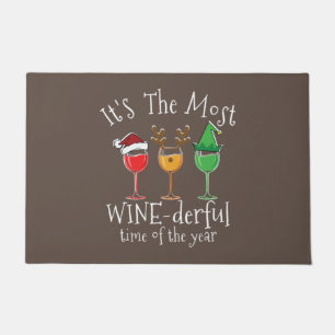 Tapete Bebado De Vinho De Natal Xmas Álcool Pajama PJ