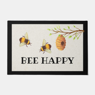Tapete Bee Happy Door Mat
