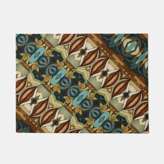Tapete Beijos de Abstrato de Art Deco (Frente)