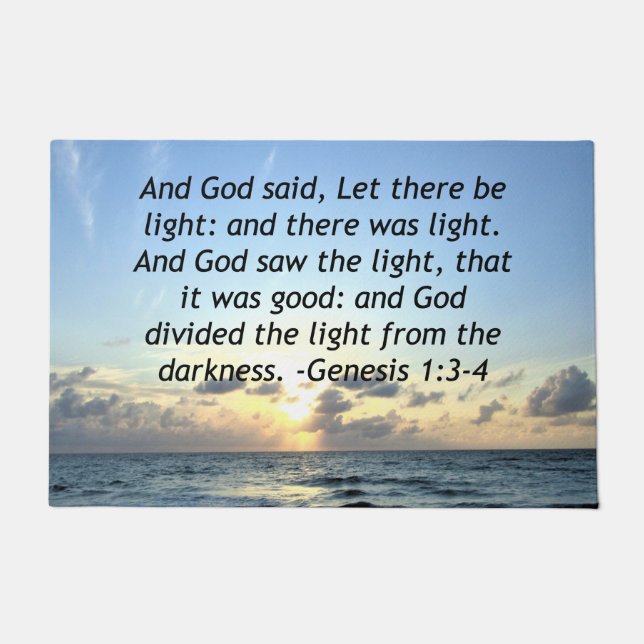 TAPETE BELA GENESE SUNRISIS FOTO DE SCRIPTURE 1:3 (Frente)