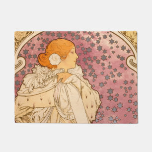 Tapete Beleza da Mulher Mucha Art Nouveau