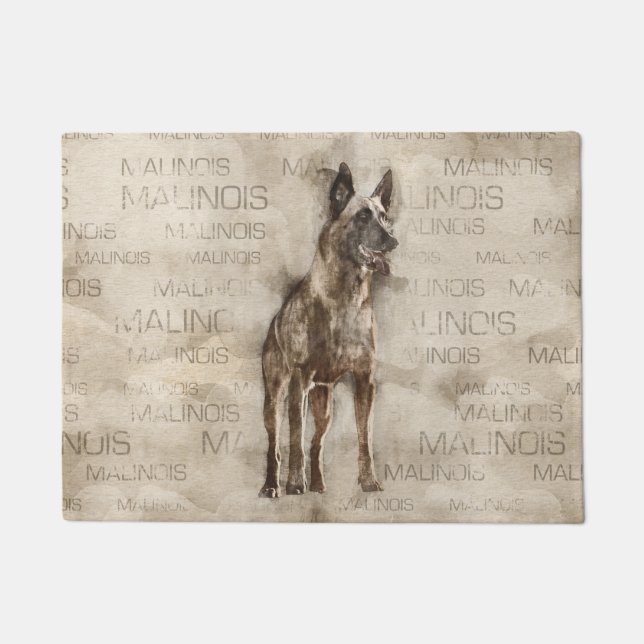 Tapete Belga Malinois - Mechelaar - Maligator (Frente)