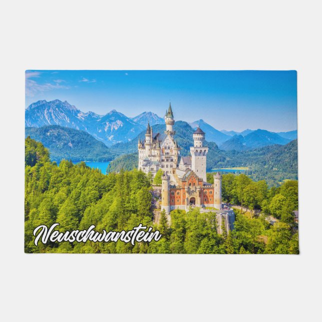Tapete Belo Castelo Neuschwanstein, Alemanha (Frente)