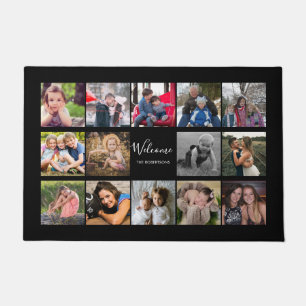 Tapete Bem-vindo à Colagem de Fotografias Personalizada