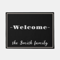 "Bem-vindo à Família Smith", porta personalizada
