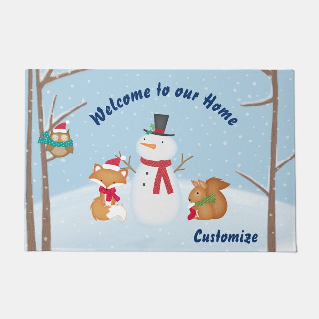 Tapete Bem-Vindo À Floresta (Frente)