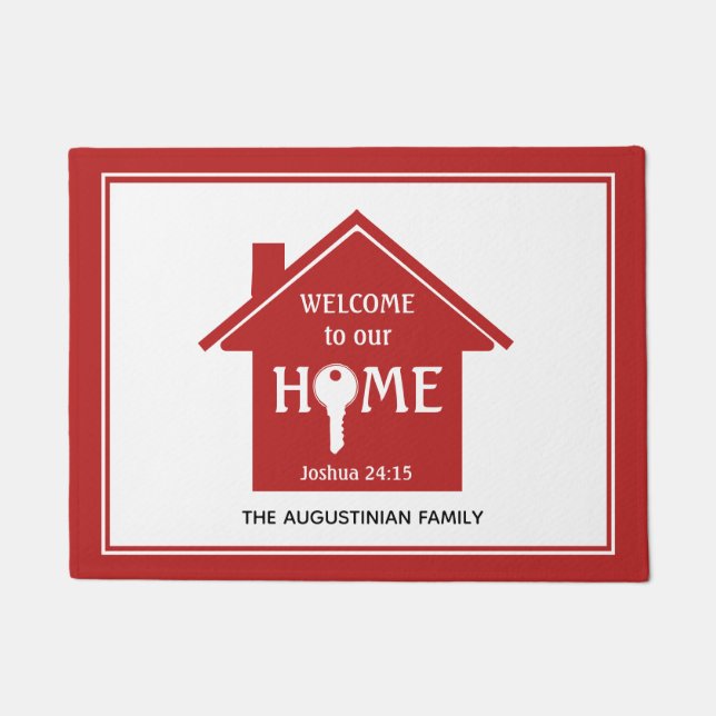 Tapete BEM-VINDO À Nossa Casa (Frente)