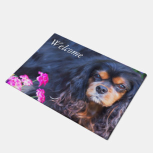 Tapete Bem-vindo ao Cavalier King Charles Spaniel Doormat
