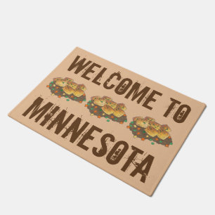 Tapete Bem-vindo ao Minnesota Hot Dish Tater Tot Casserol