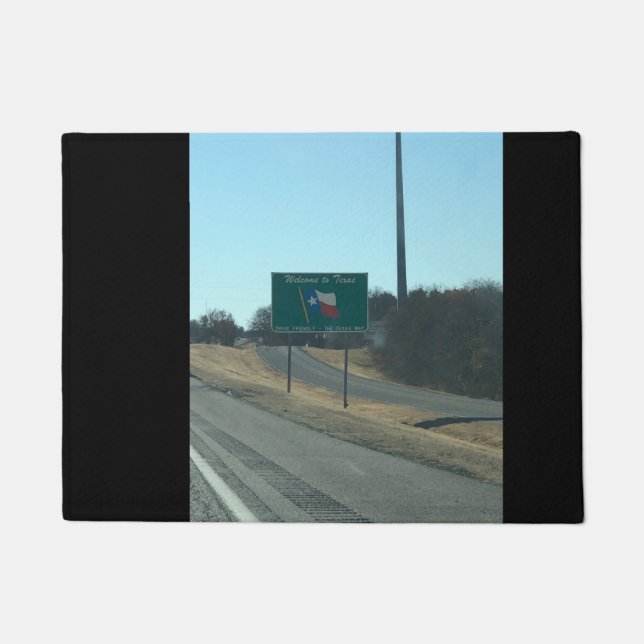 Tapete Bem-vindo ao Texas Doormat (Frente)