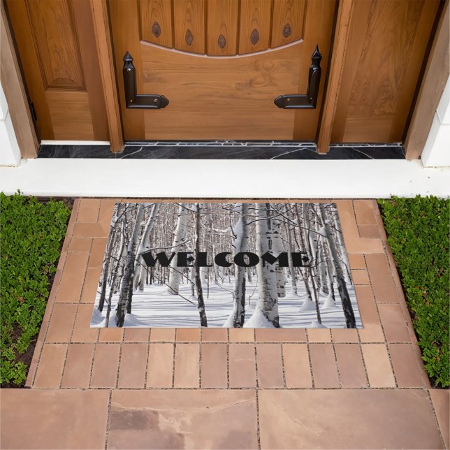 Tapete Bem-vindo, Aspende a Fotografia de Mistura de Neve (Ar livre)